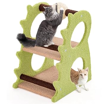 Amazon | GYMAX 猫タワーミニ 高さ58cm キャットタワー 小型